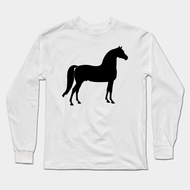 Morgan Horse-Gelding/Stallion Long Sleeve T-Shirt by DickinsonDesign